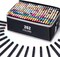 262 Colors Alcohol Markers – Dual Tip Permanent Art Marker Set with Fine & Chisel Tips, Alcohol-Based Ink, Carrying Case for Adult Coloring, Drawing, Painting, and Illustration